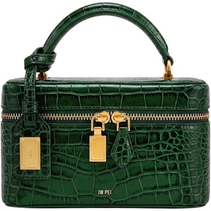 image:imageJW PEI Womens Cleo Box Shape Top Handle BagForest Green Croc