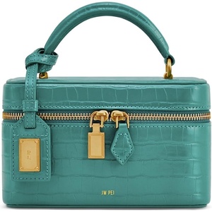 image:imageJW PEI Womens Cleo Box Shape Top Handle BagGreen Croc
