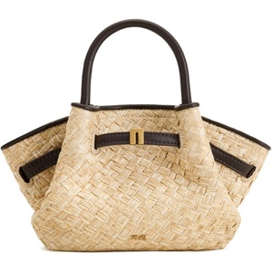 image:imageJW PEI Womens Hana Mini Tote BagBrown Faux Straw