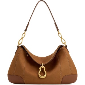 image:imageJW PEI Womens Jayla Metal Pendant Embellished Shoulder BagBrown