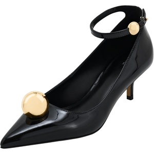 image:imageJW PEI Womens Jewel Buckle Kitten Heels PumpsBlack