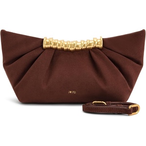 image:imageJW PEI Womens Leia Pleated ClutchDark Brown