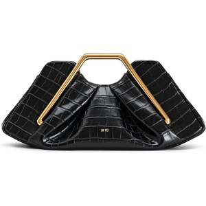 image:imageJW PEI Womens Lila Metal Frame ClutchBlack Faux Croc