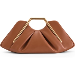 image:imageJW PEI Womens Lila Metal Frame ClutchBrown
