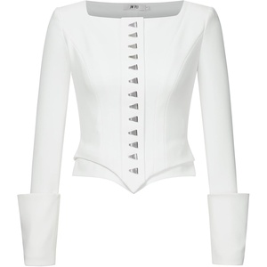image:imageJW PEI Womens Lydia CorsetInspired BlazerWhite