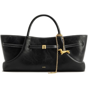 image:imageJW PEI Womens Maeve Dachshund Metal Charm Tote BagBlack