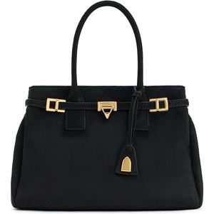 image:imageJW PEI Womens Miley Belt Embellished Tote BagBlack