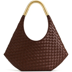 image:imageJW PEI Womens Olivia HandWoven Metal Handle Hobo BagBrown