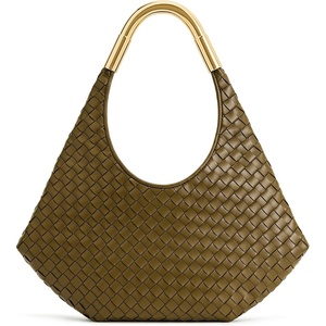 image:imageJW PEI Womens Olivia HandWoven Metal Handle Hobo BagOlive Green