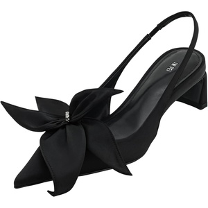 image:imageJW PEI Womens Queena Floral Appliques Slingback PumpsBlack