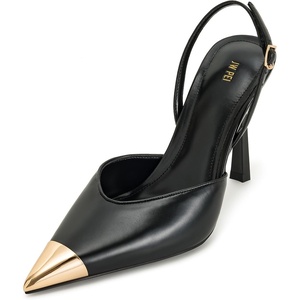 image:imageJW PEI Womens Savannah Gold Tipped Slingback PumpsBlack