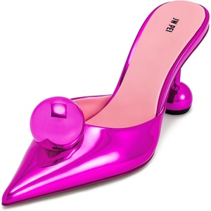 image:imageJW PEI Womens Sofia Sphere Heel MulesRose Red