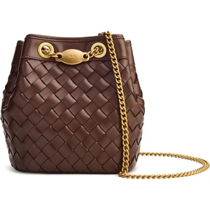 image:imageJW PEI Womens Yara HandWoven Bucket BagDark Brown