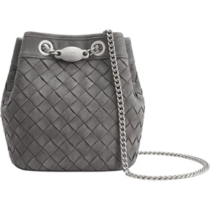 image:imageJW PEI Womens Yara HandWoven Bucket BagDark Grey