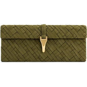image:imageJW PEI Womens Zaria Woven ClutchDark Olive