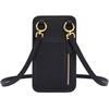 image:imageJW PEI Aylin Canvas amp Quinn Vegan Leather Cell Phone Crossbody BagBlack
