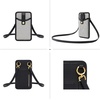 image:imageJW PEI Aylin Canvas amp Quinn Vegan Leather Cell Phone Crossbody BagBlack