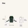 image:imageJW PEI Aylin Canvas amp Quinn Vegan Leather Cell Phone Crossbody BagDark Greenq