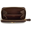 image:imageJW PEI Maeve Dachshund Metal Emblem Zip Wallet  BlackChocolate