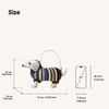 image:imageJW PEI Womens Addison Dachshund handbagSilver