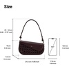 image:imageJW PEI Womens Addisyn Shoulder BagWoven Burgundy