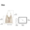 image:imageJW PEI Womens Aria Faux Suede Shoulder BagBrown Canvas