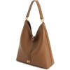 image:imageJW PEI Womens Aria Faux Suede Shoulder BagBrown Vegan Leather