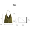 image:imageJW PEI Womens Aria Faux Suede Shoulder BagDark Olive