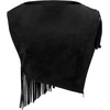 image:imageJW PEI Womens Ariana Asymmetric Fringe Sueded TopBlack
