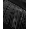 image:imageJW PEI Womens Ariana Asymmetric Fringe Sueded TopBlack