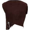image:imageJW PEI Womens Ariana Asymmetric Fringe Sueded TopBurgundy