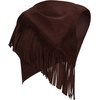 image:imageJW PEI Womens Ariana Asymmetric Fringe Sueded TopBurgundy