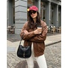image:imageJW PEI Womens Arla Small Hobo BagBlack Pebbled
