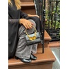 image:imageJW PEI Womens Astrid Calla Lily Metal Handle Top Handle BagBlack Croc