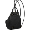 image:imageJW PEI Womens Avery Pebbled Drawstring Utility BackpackBlack Solid