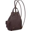 image:imageJW PEI Womens Avery Pebbled Drawstring Utility BackpackSolid Dark Brown