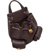 image:imageJW PEI Womens Avery Pebbled Drawstring Utility BackpackSolid Dark Brown