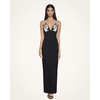 image:imageJW PEI Womens Ayliua SweetheartNeckline Rhinestones Embellished Long DressBlack