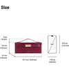 image:imageJW PEI Womens Bria Structured Top Handle BagBurgundy Croc
