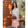 image:imageJW PEI Womens Bruna Dachshund Metal Handle Top Handle BagBurgundy