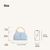 image:imageJW PEI Womens Bruna Dachshund Metal Handle Top Handle BagLight Blue