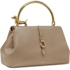 image:imageJW PEI Womens Bruna Dachshund Metal Handle Top Handle BagLight Brown