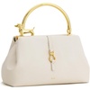 image:imageJW PEI Womens Bruna Dachshund Metal Handle Top Handle BagWhite