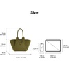 image:imageJW PEI Womens Cara Faux Suede Tote BagDark Olive