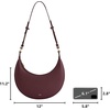 image:imageJW PEI Womens Carly Saddle BagClaret