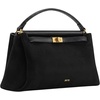 image:imageJW PEI Womens Carmen Top Handle BagBlack Faux Suede