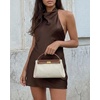 image:imageJW PEI Womens Carmen Top Handle BagBrown Canvas