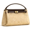 image:imageJW PEI Womens Carmen Top Handle BagBrown Faux Straw