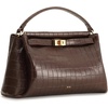 image:imageJW PEI Womens Carmen Top Handle BagDark Brown Croc