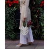 image:imageJW PEI Womens Cecelia Leaf Shape Shoulder BagWhite